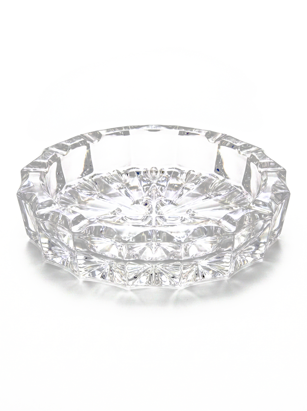 Starburst Cut Glass Ashtray - main photo