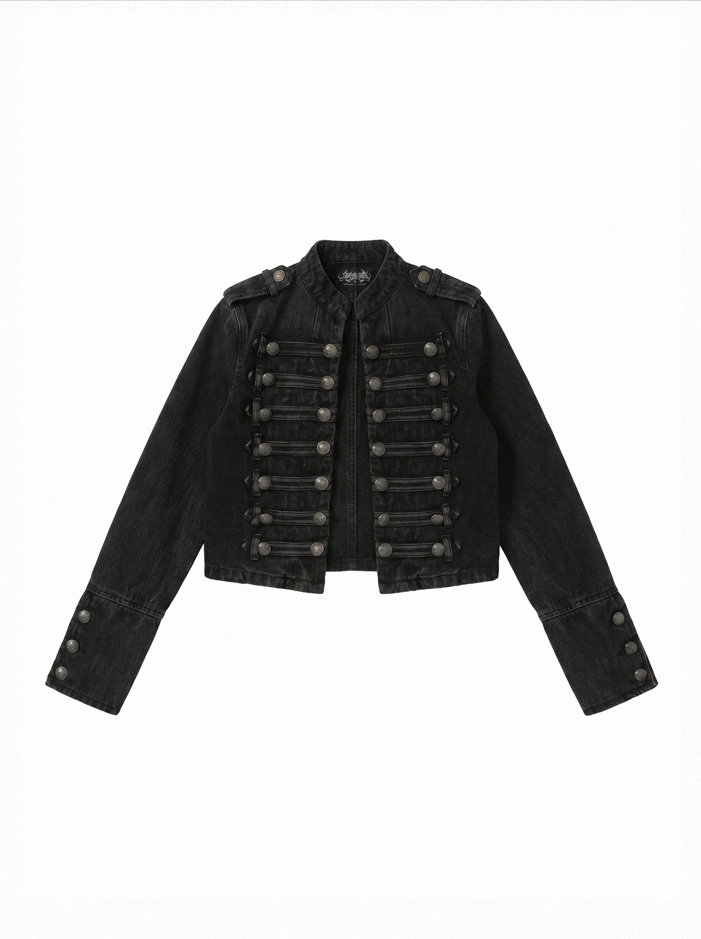 Regimental Cropped Denim Jacket - main photo