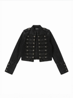 Regimental Cropped Denim Jacket - main photo