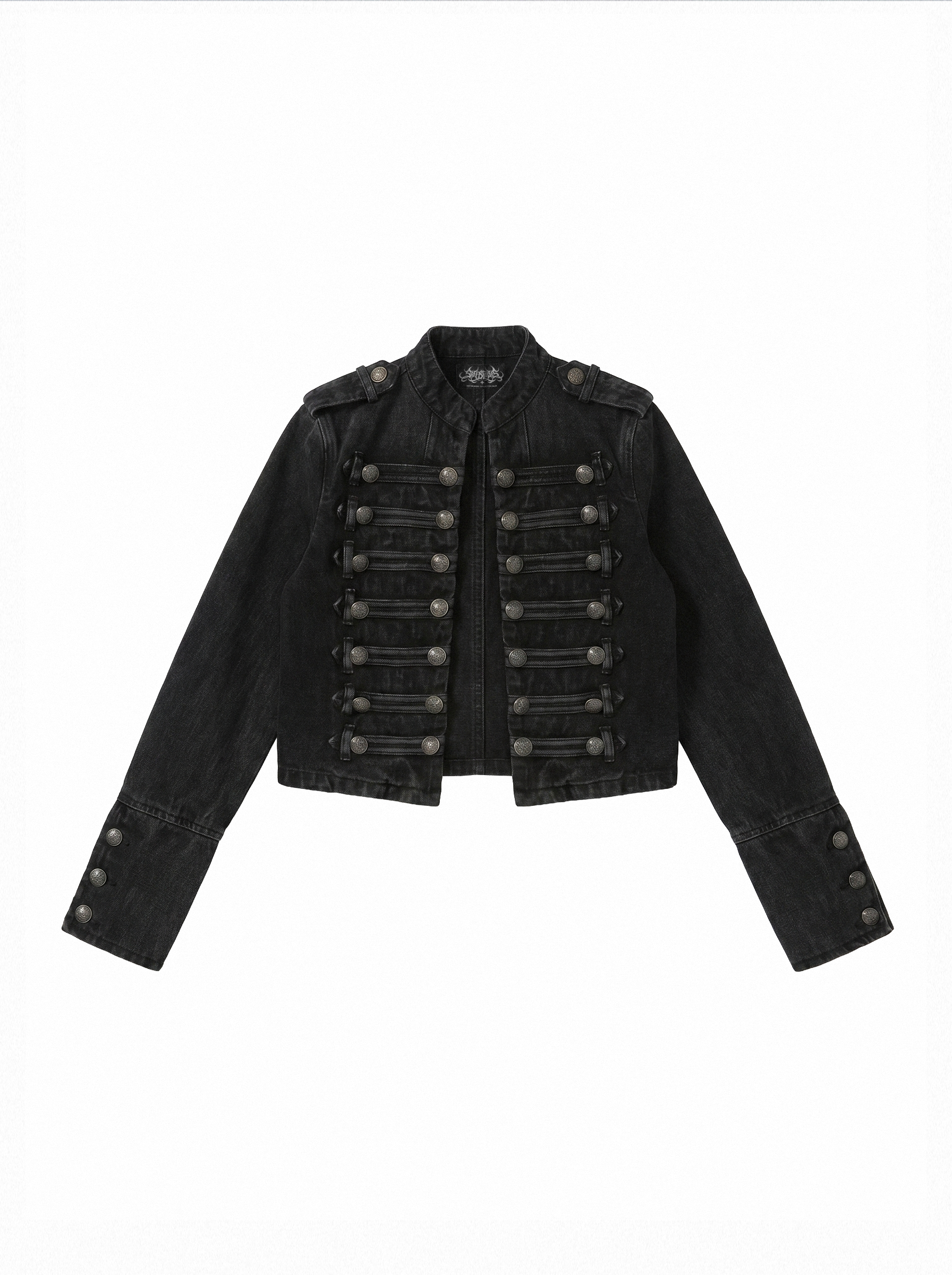 Regimental Cropped Denim Jacket - main photo