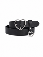Heart Buckle Charm Belt