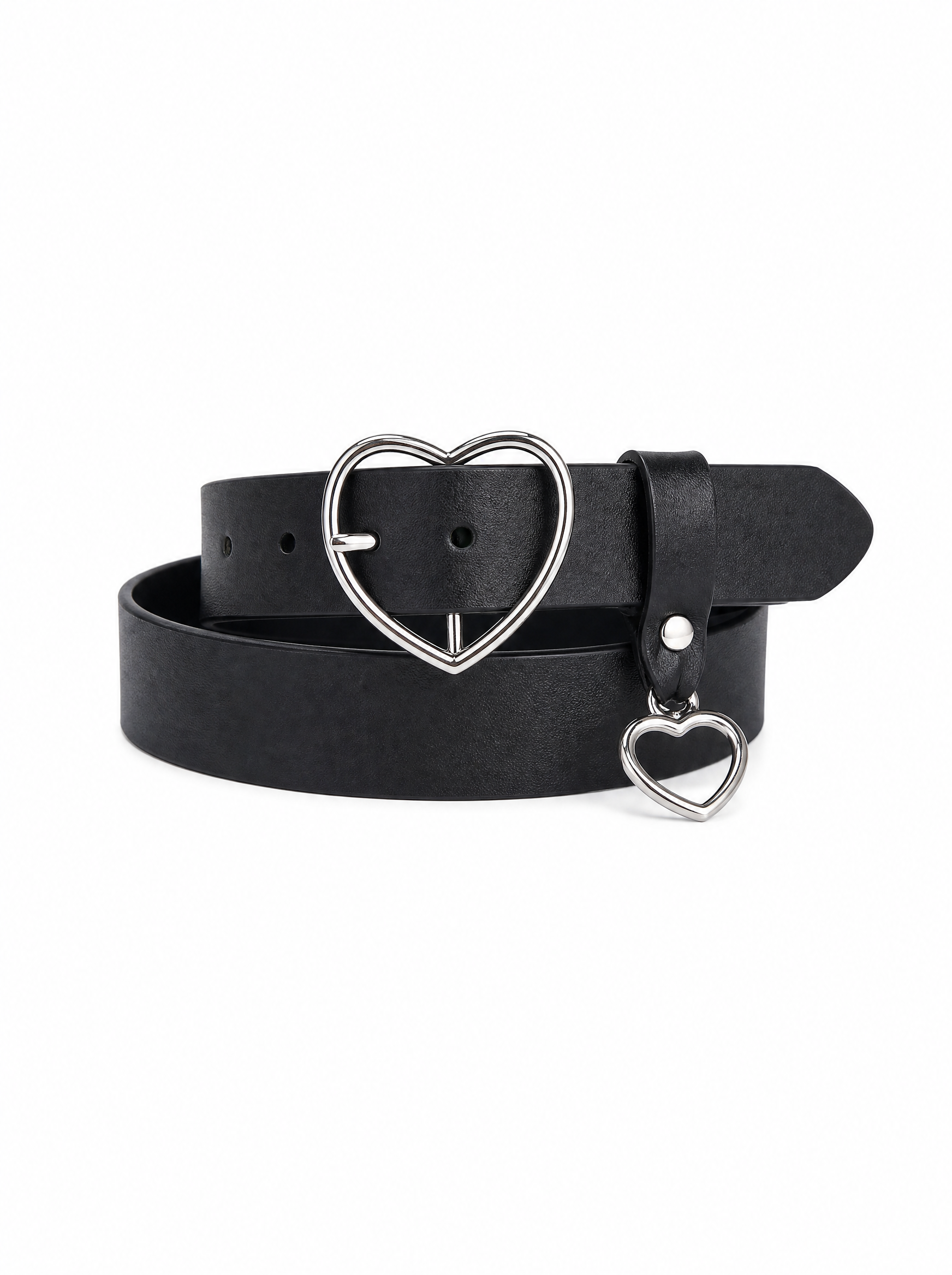 Heart Buckle Charm Belt