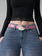 Pink Kawaii Cat Belt