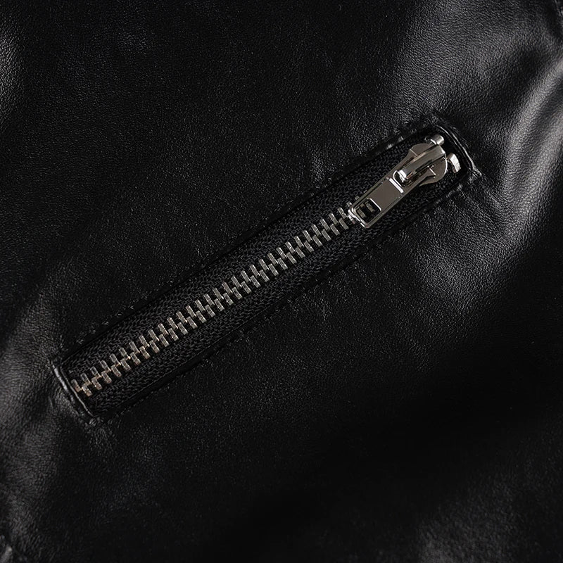 Epaulette Slim Moto Jacket - outfit view