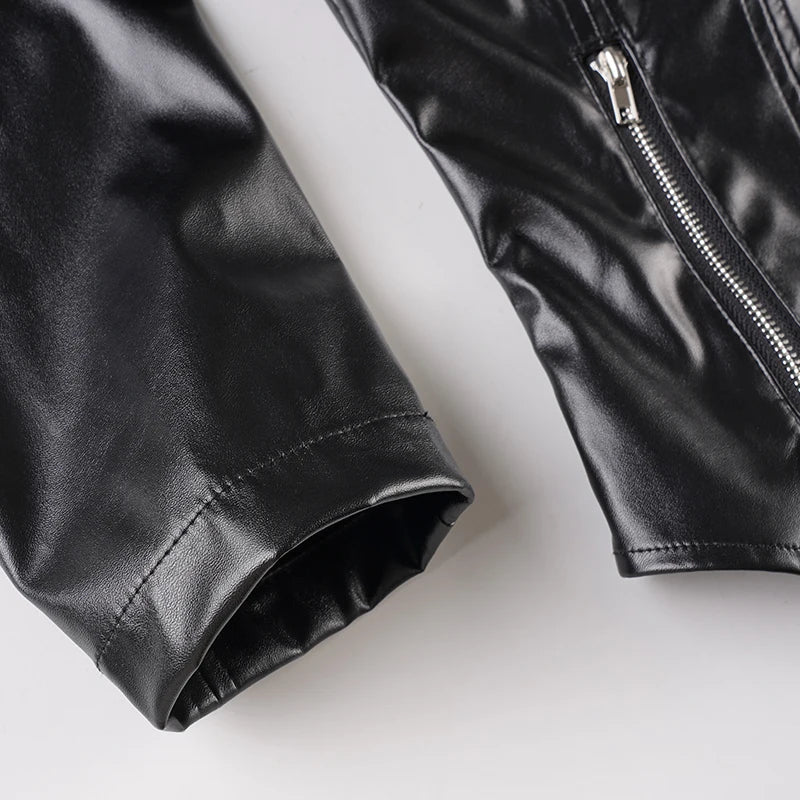 Epaulette Slim Moto Jacket