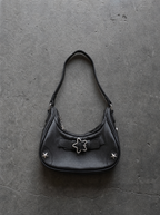 Star Charm Crescent Shoulder Bag