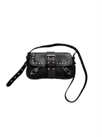 Studded Buckle Crossbody Bag