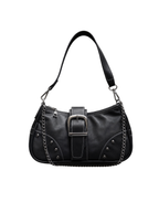 Studded Buckle Chain Shoulder Bag