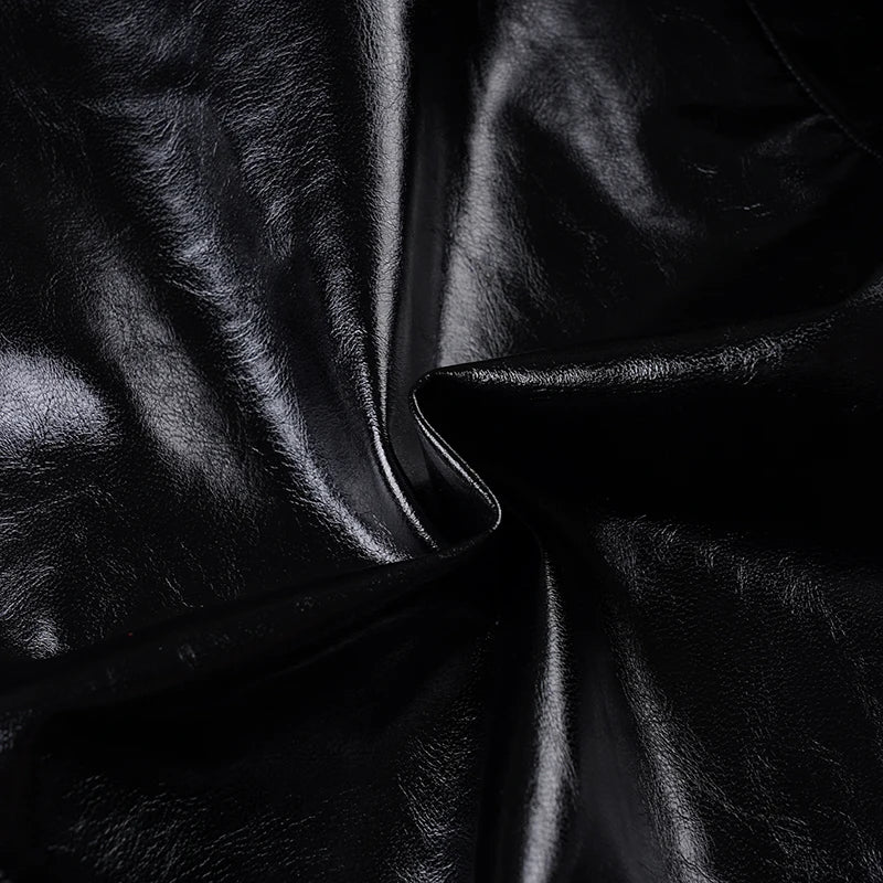 Bolero Cropped Faux Leather Jacket