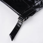 Bolero Cropped Faux Leather Jacket