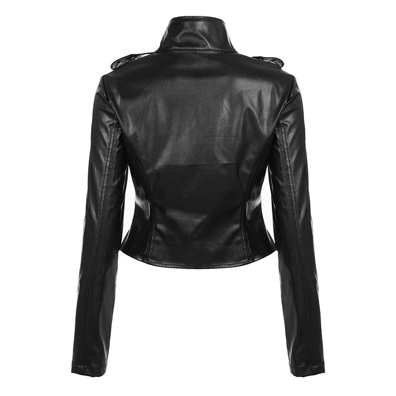 Epaulette Slim Moto Jacket - lifestyle view