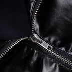 Bolero Cropped Faux Leather Jacket