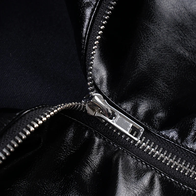 Bolero Cropped Faux Leather Jacket