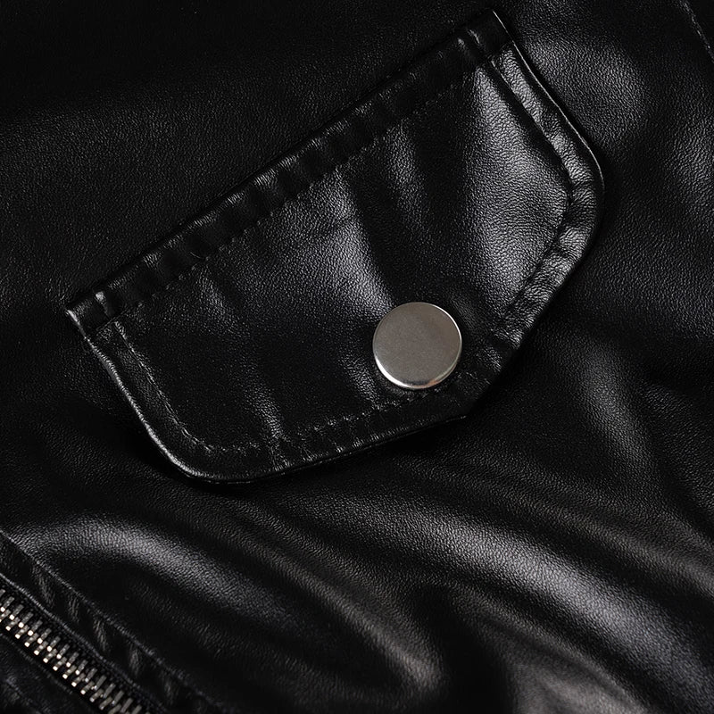 Epaulette Slim Moto Jacket