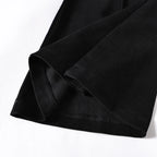 Eyelet Belt Flare Pants - detail view