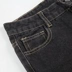 Cherry Blossom Embroidered Flare Jeans - detail view