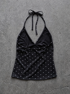 Polka Dot Satin Cami
