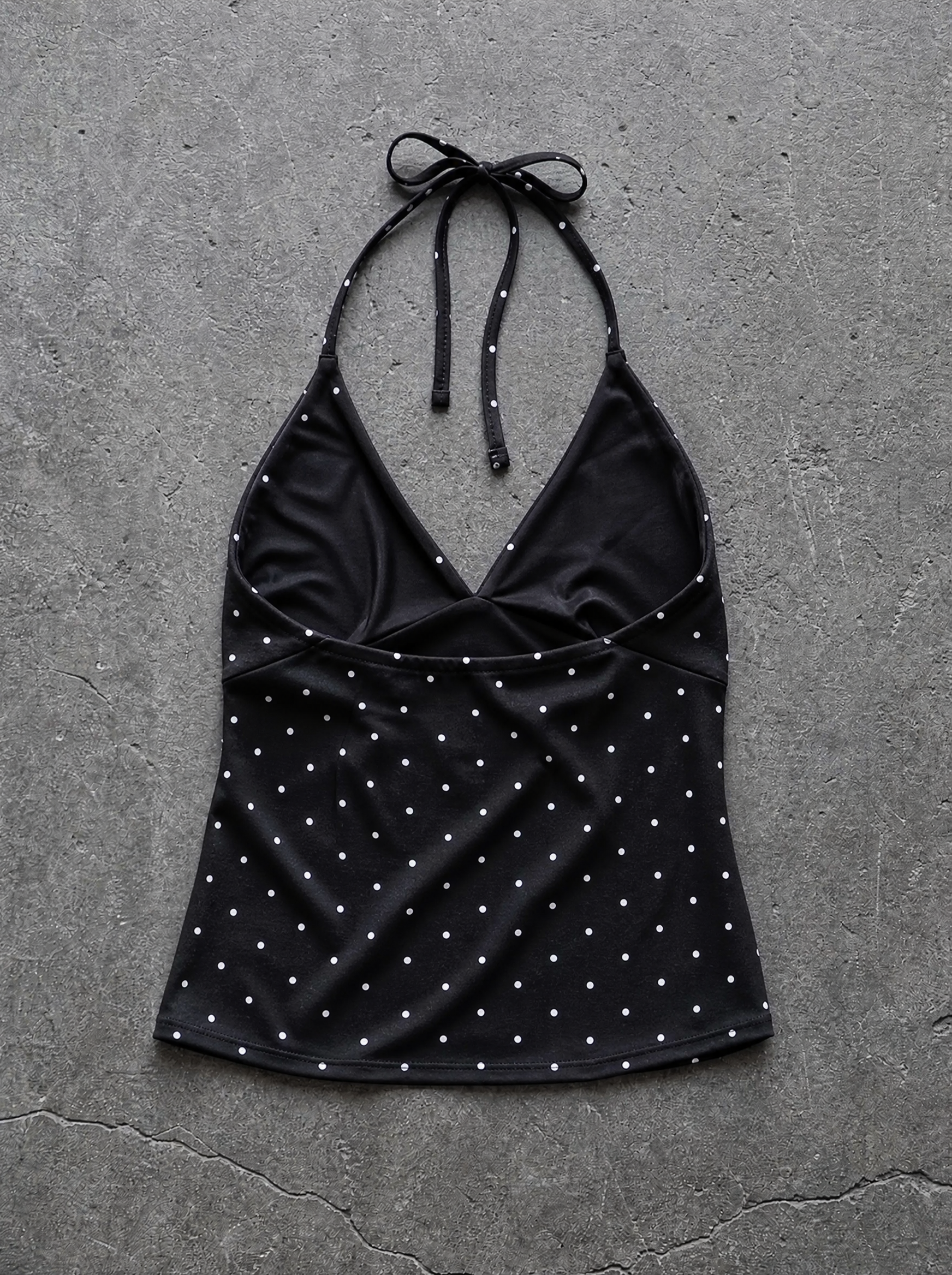 Polka Dot Satin Cami