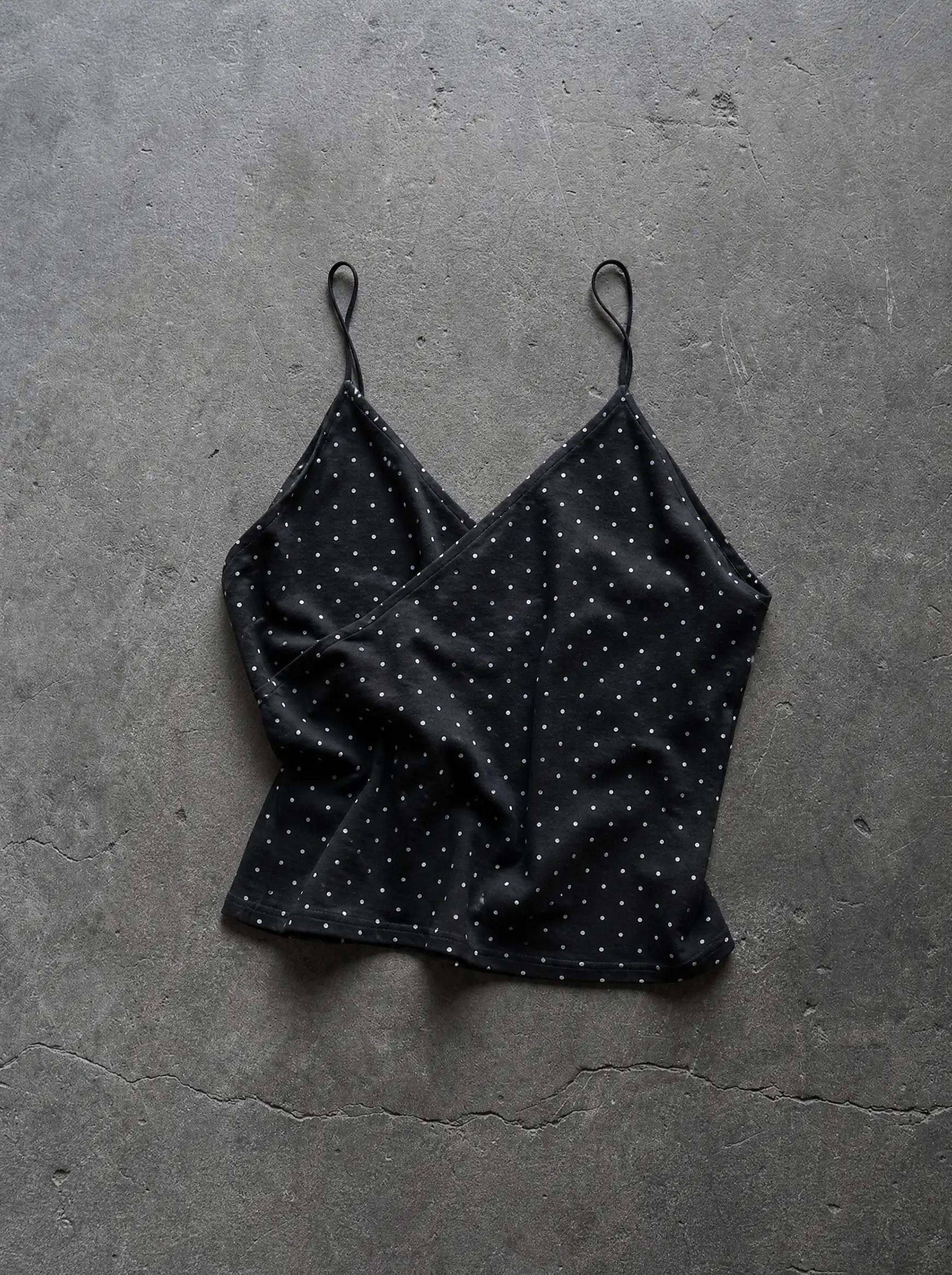 Polka Dot Satin Cami