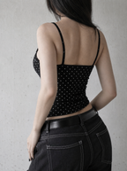 Polka Dot Satin Cami