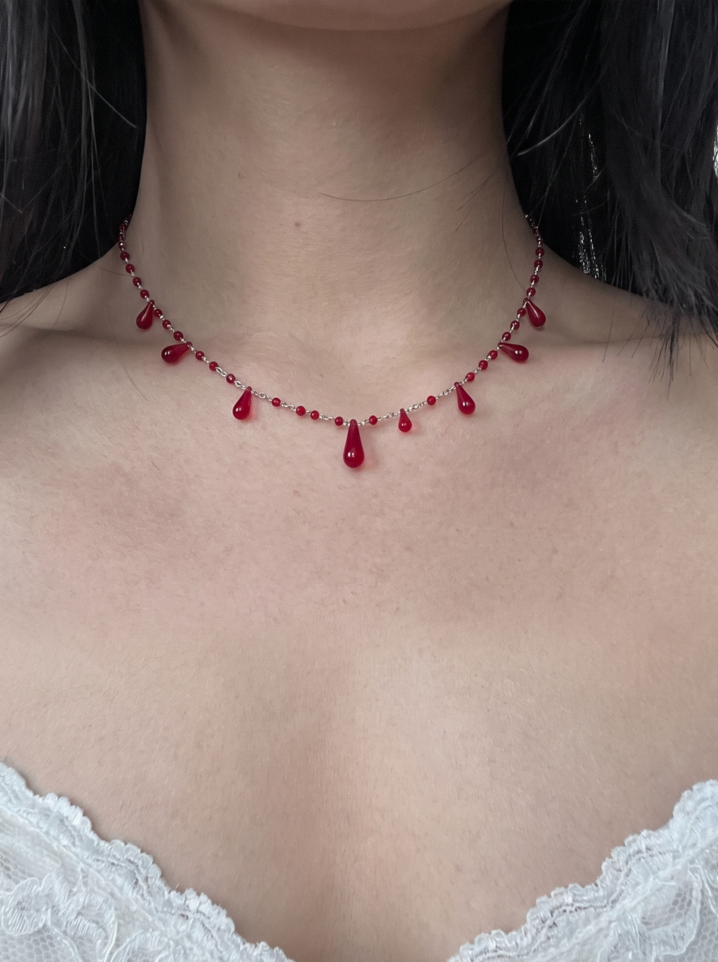Blood Drop Necklace