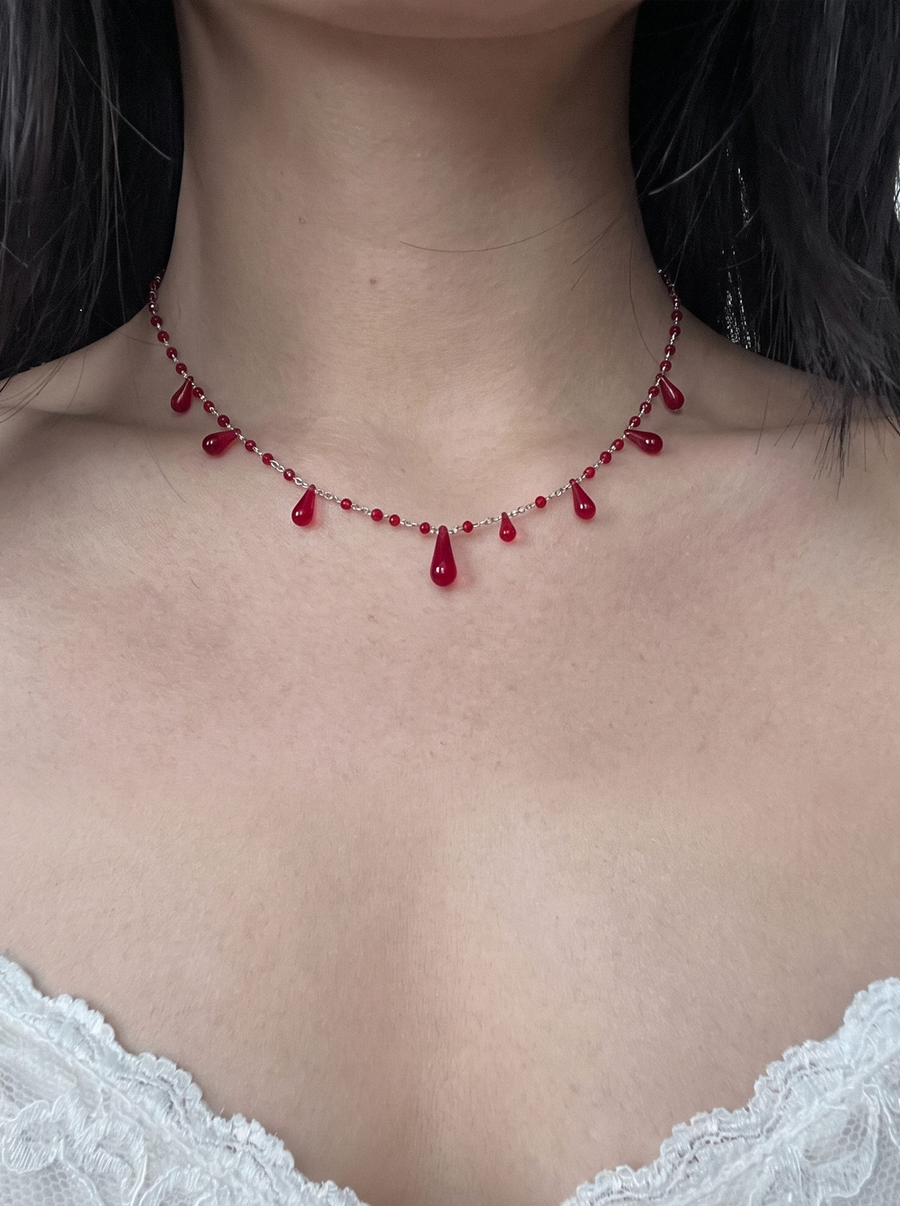 Blood Drop Necklace