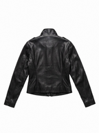Epaulette Slim Moto Jacket - detail view