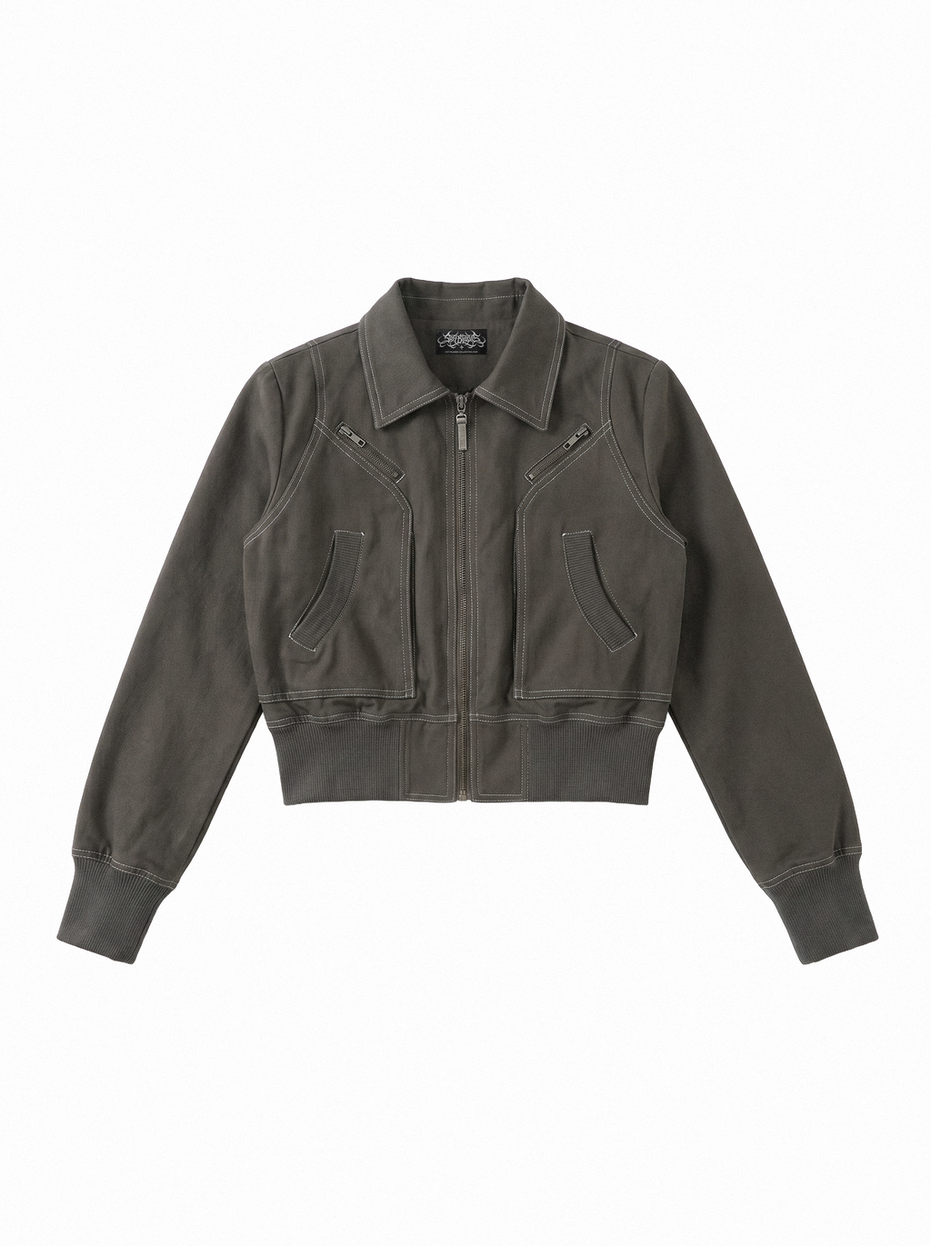 Cropped Aviator Bomber Jacket - main photo