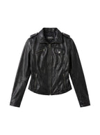 Epaulette Slim Moto Jacket