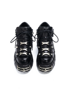 Metal Toe Platform Sneakers - back view