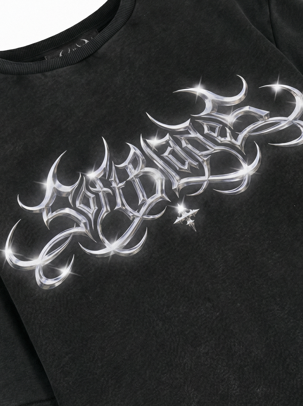Chrome Logo Layered Tee - side view