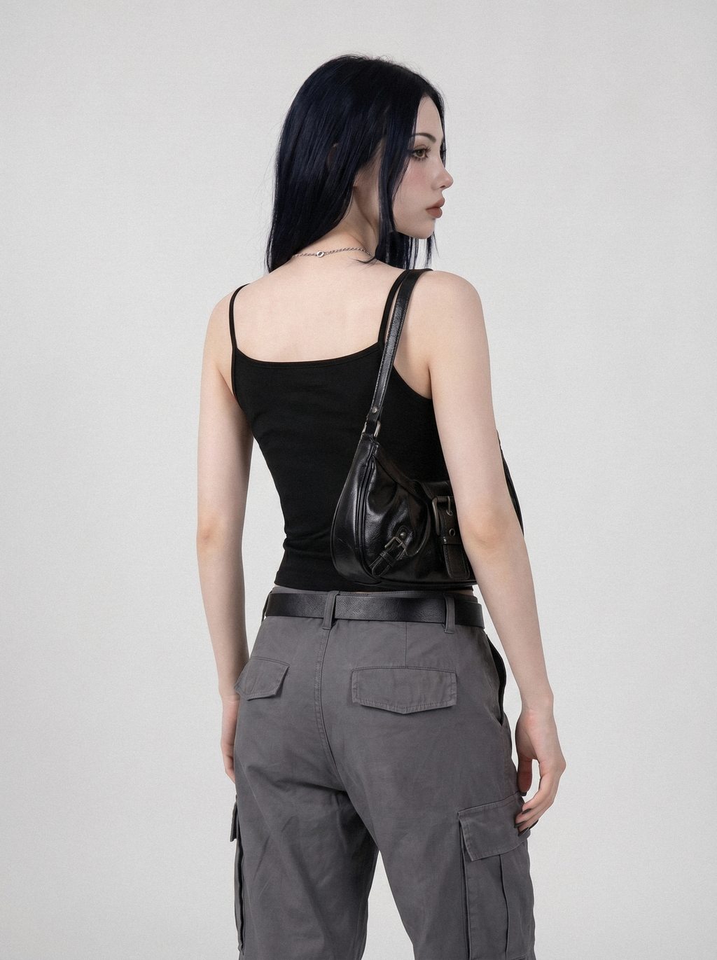 BLACK METAL GRAPHIC CAMI TOP