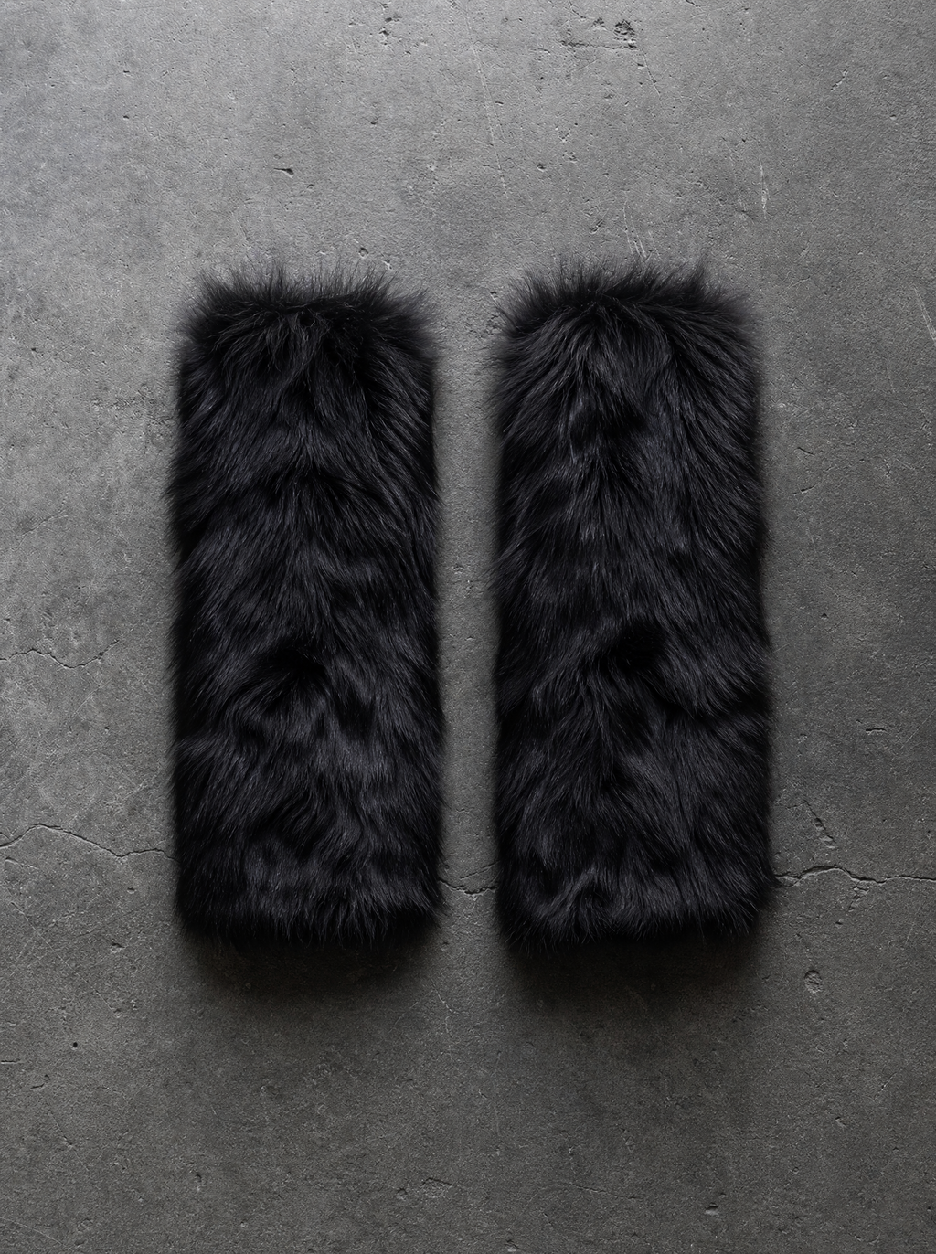 FAUX FUR FLUFFY LEG WARMERS