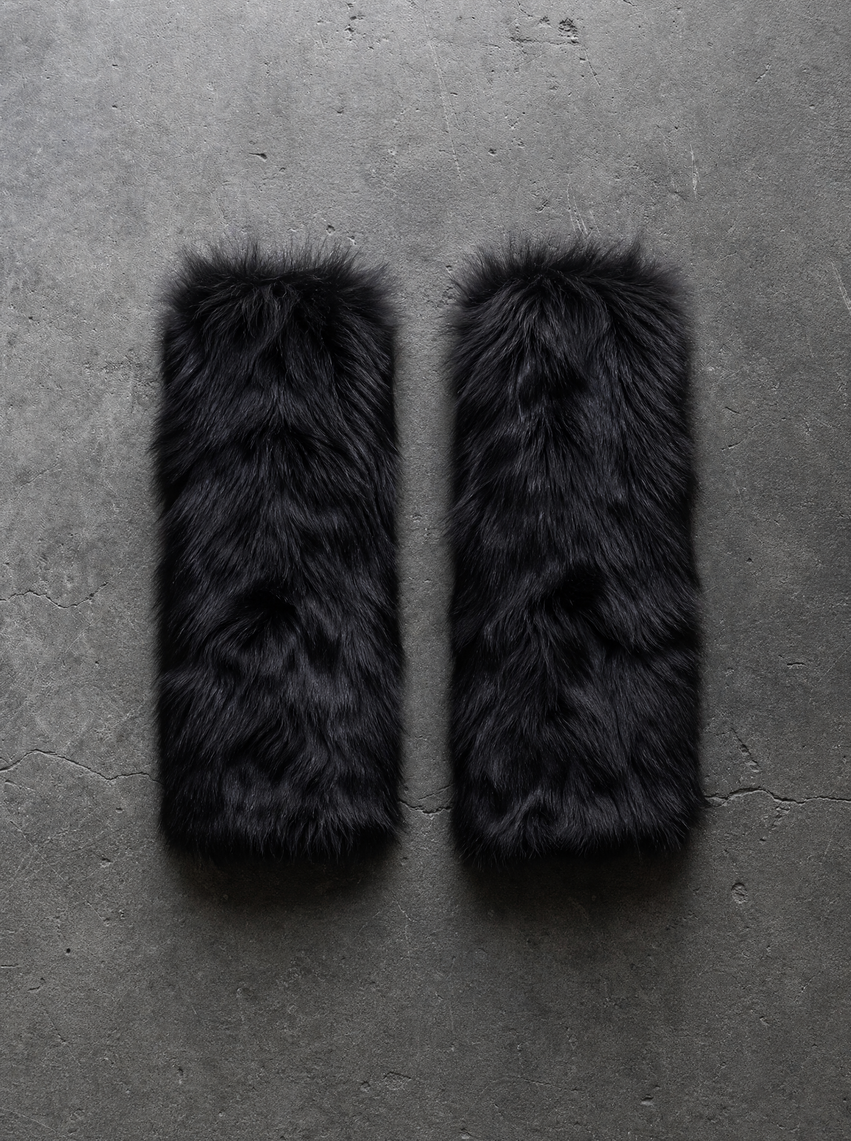 FAUX FUR FLUFFY LEG WARMERS