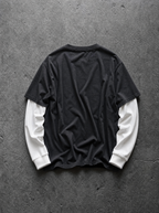 GOTHIC CROSS LAYERED LONGSLEEVE