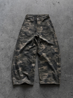 Woodland Camo Baggy Jeans — view 3 | Soft Blades