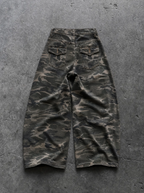 Woodland Camo Baggy Jeans — view 4 | Soft Blades
