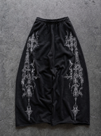 Cathedral Cross Wide-Leg Sweatpants — view 5 | Soft Blades