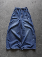 Ocean Wash Wide-Leg Baggy Jeans — view 4 | Soft Blades
