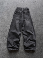 Charcoal Wash Baggy Jeans — view 5 | Soft Blades