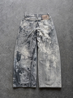 Paint Splatter Baggy Jeans — view 5 | Soft Blades