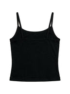 Black cami with white dagger print