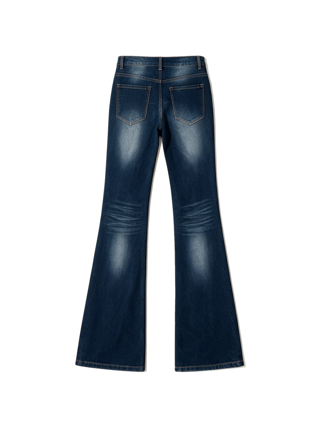 Dark indigo flare jeans