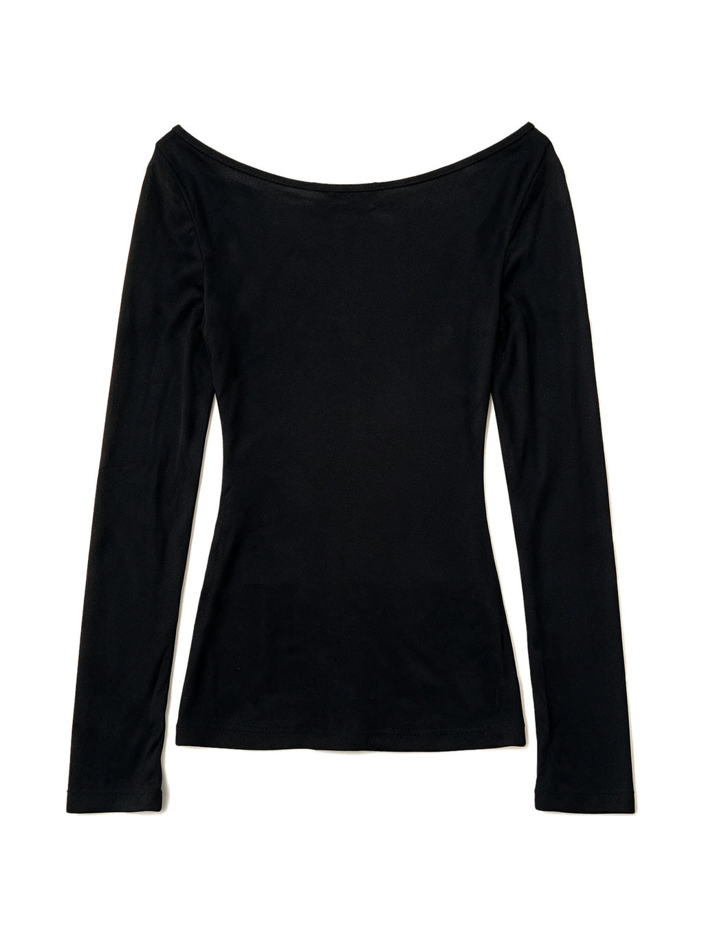 Black long sleeve top with a pinned lace panel and cross prints