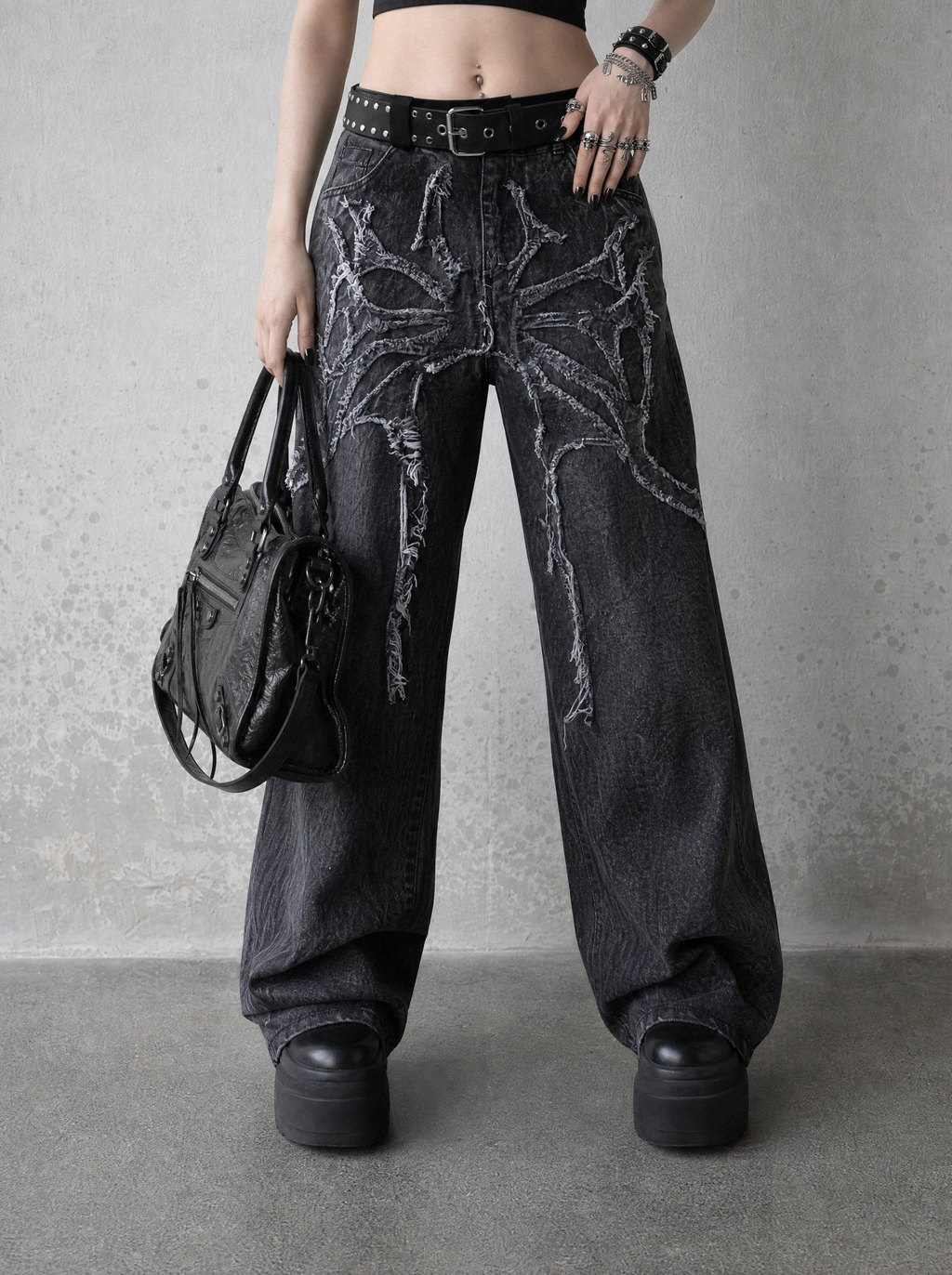 Phantom Web Baggy Jeans