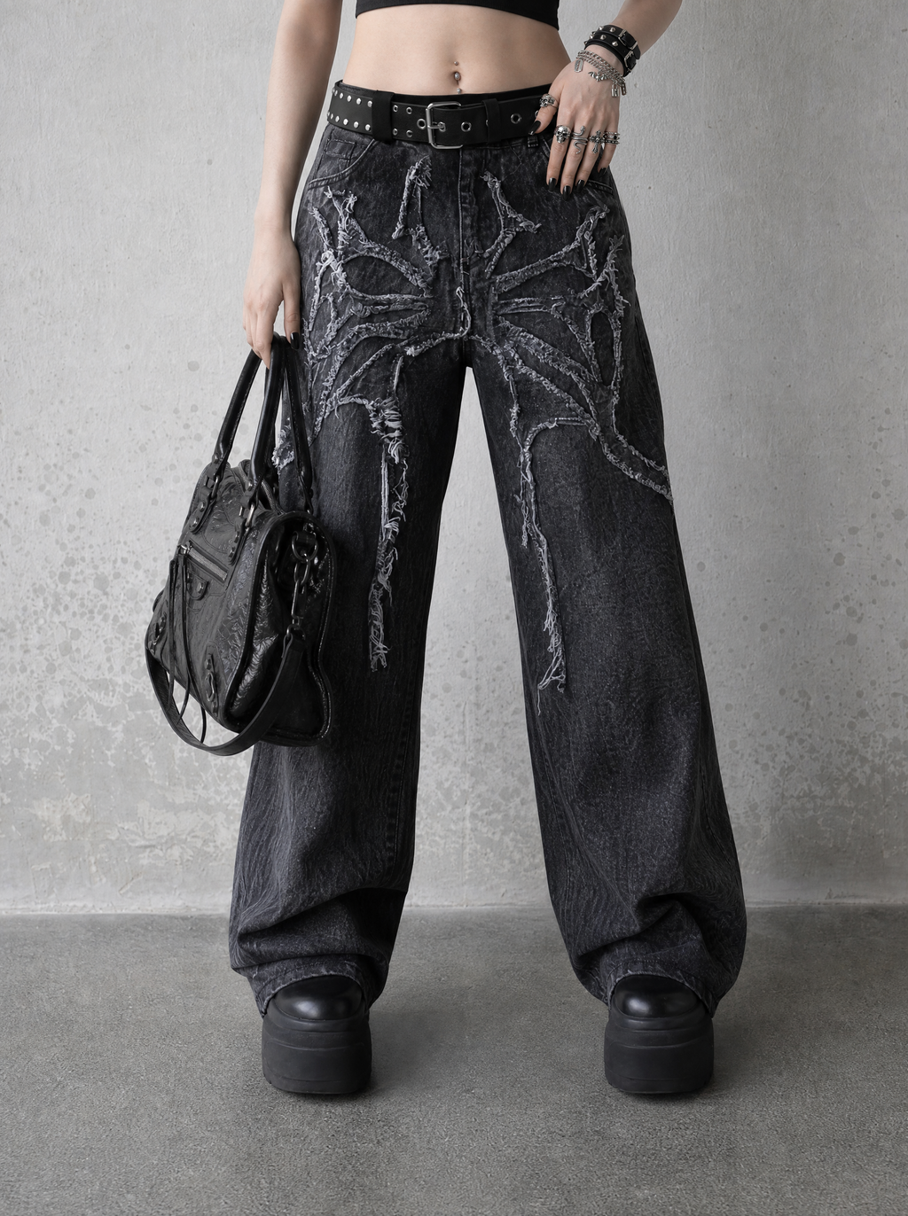 Phantom Web Baggy Jeans