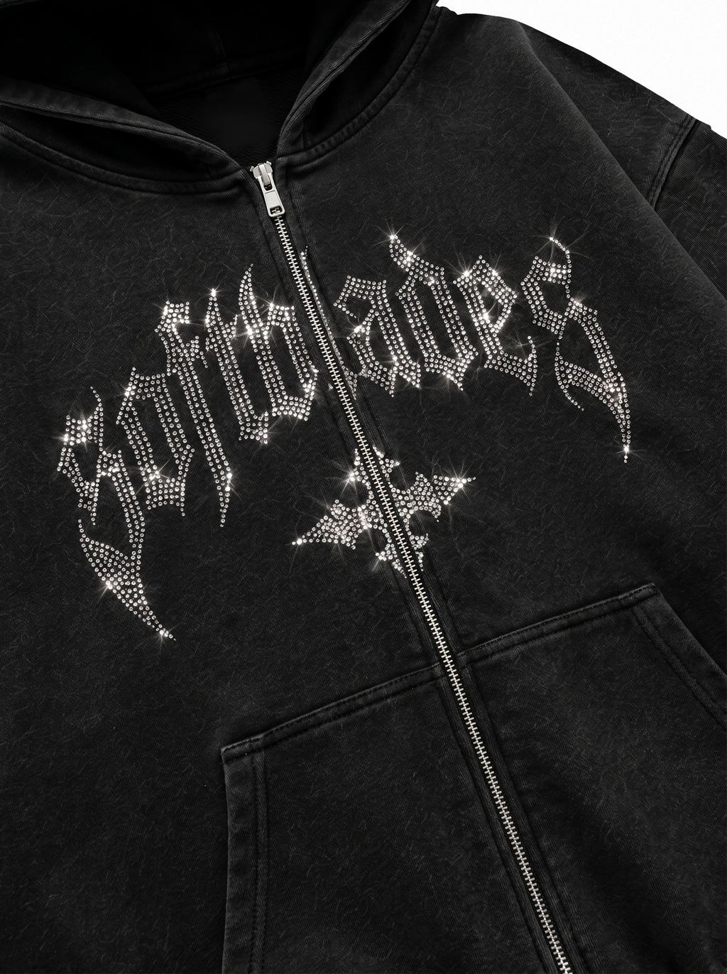 Wordmark Zipper Sweatshirt - detail view