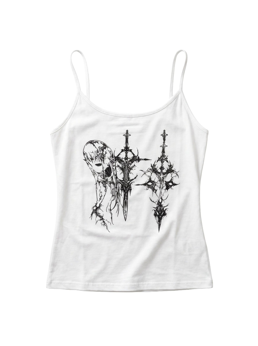 Gothic Sword Graphic Cami | Soft Blades