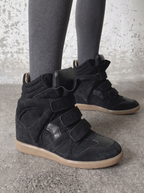 Wedge High-Top Sneakers