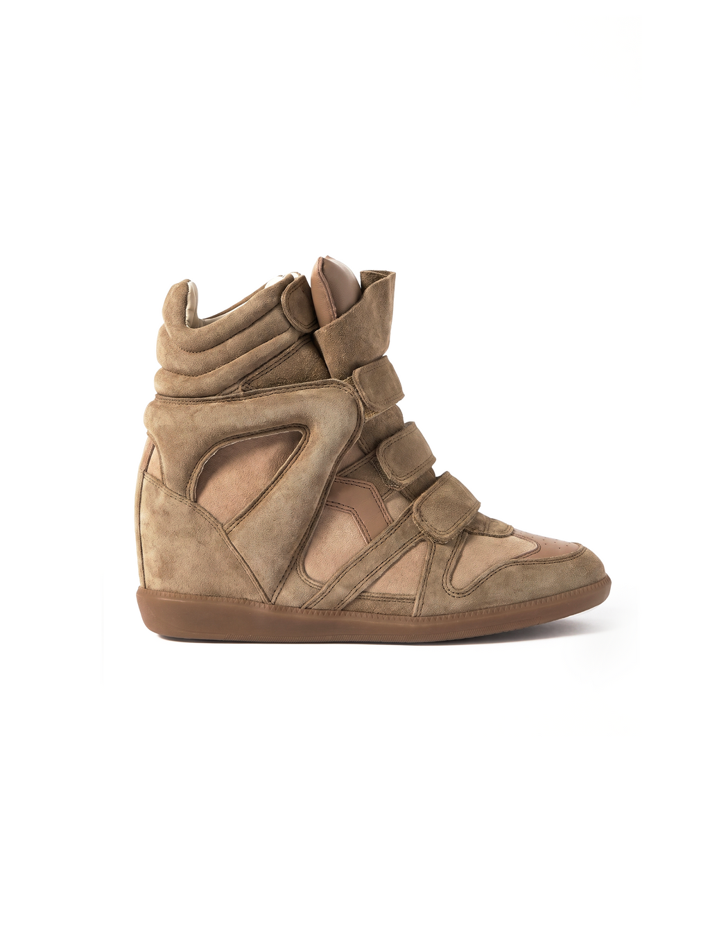 Wedge High-Top Sneakers